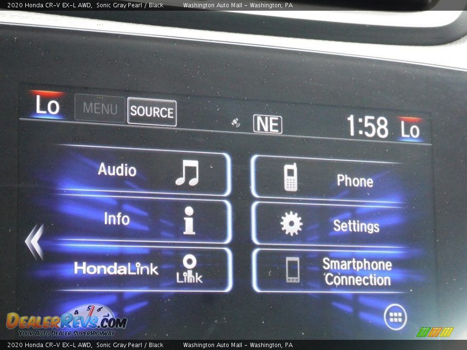 2020 Honda CR-V EX-L AWD Sonic Gray Pearl / Black Photo #23
