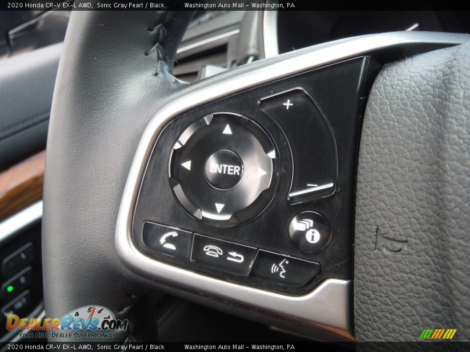 2020 Honda CR-V EX-L AWD Sonic Gray Pearl / Black Photo #26