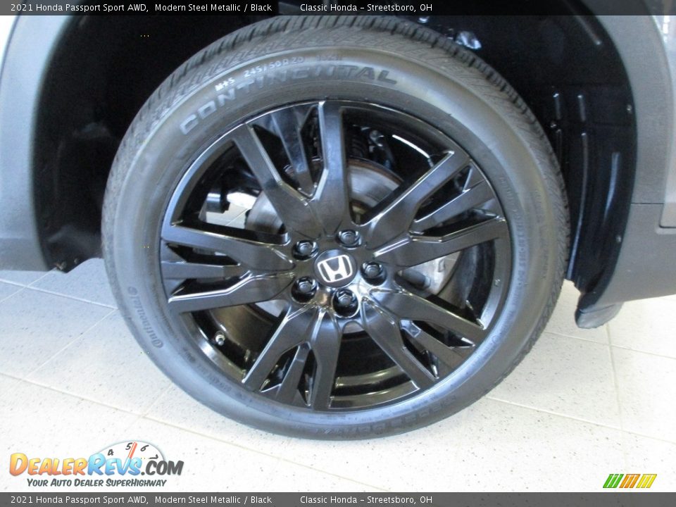 2021 Honda Passport Sport AWD Modern Steel Metallic / Black Photo #5