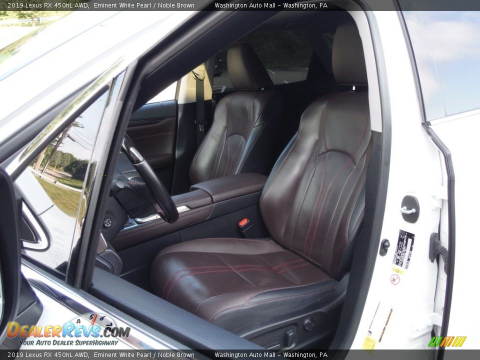 Noble Brown Interior - 2019 Lexus RX 450hL AWD Photo #22