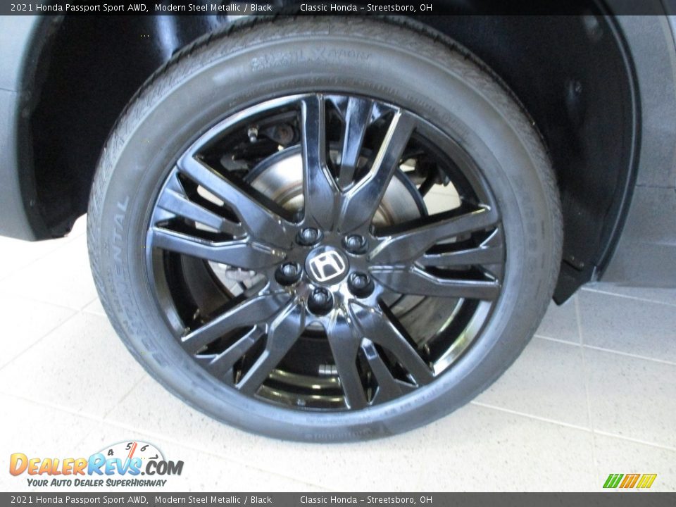 2021 Honda Passport Sport AWD Modern Steel Metallic / Black Photo #6