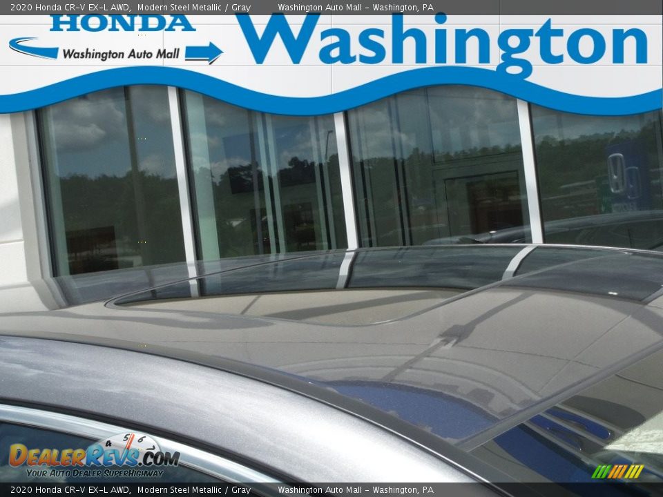 2020 Honda CR-V EX-L AWD Modern Steel Metallic / Gray Photo #3