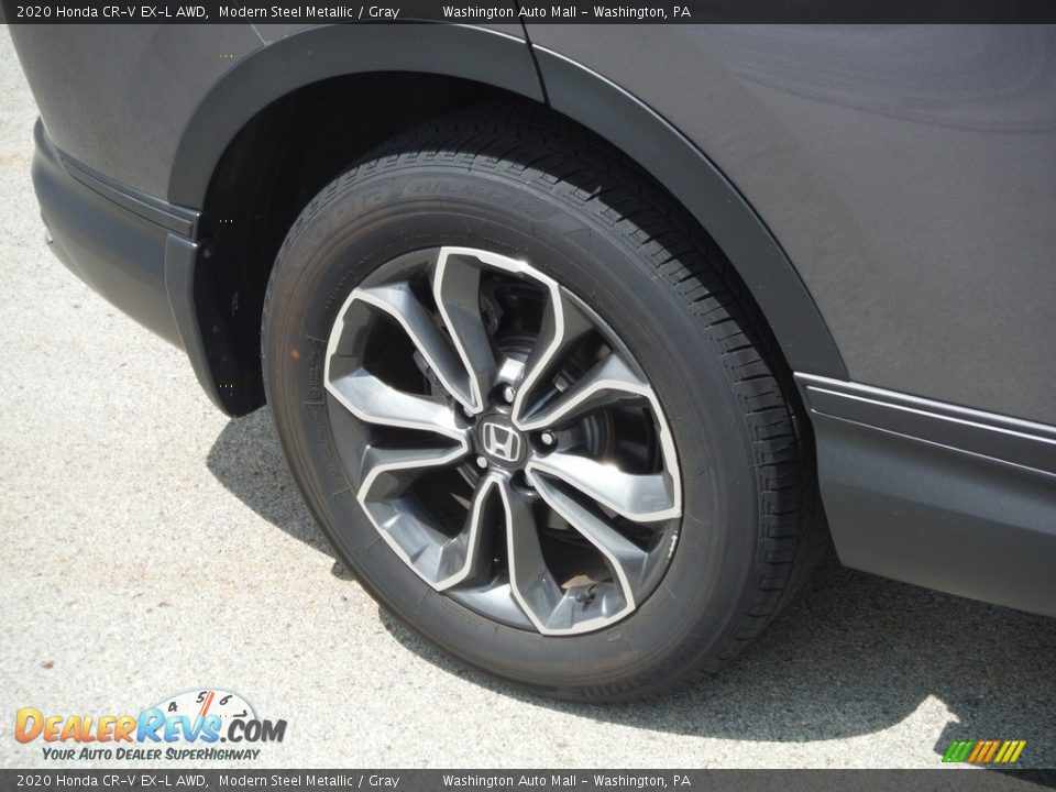 2020 Honda CR-V EX-L AWD Modern Steel Metallic / Gray Photo #4