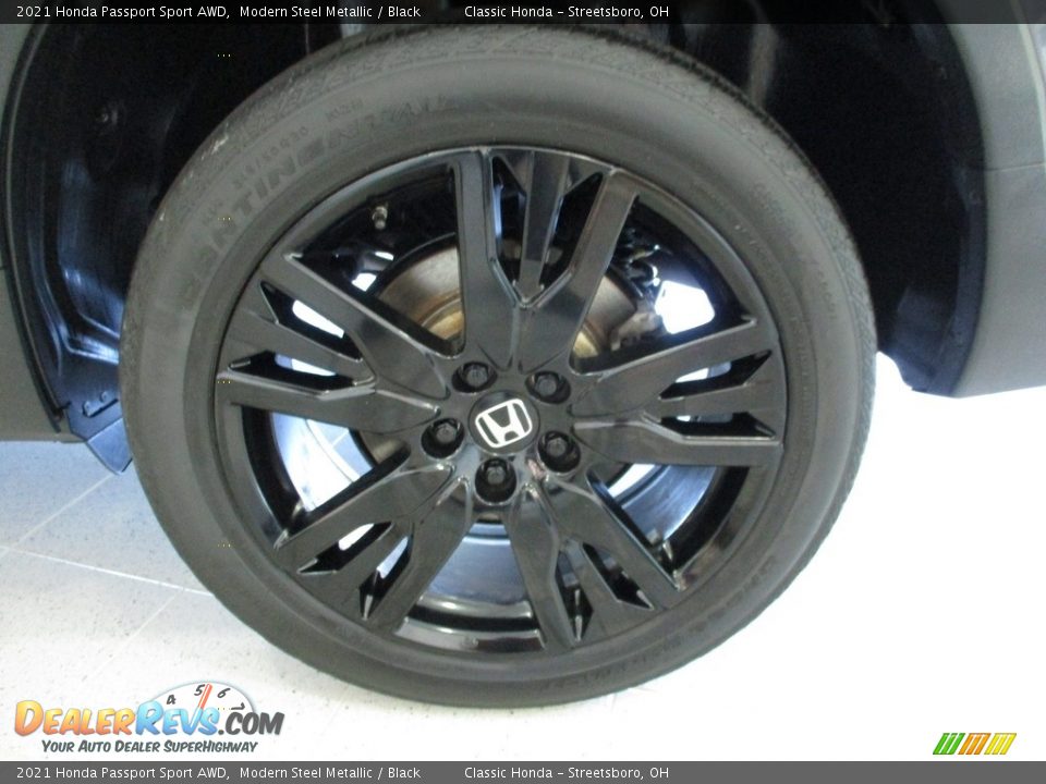 2021 Honda Passport Sport AWD Modern Steel Metallic / Black Photo #11