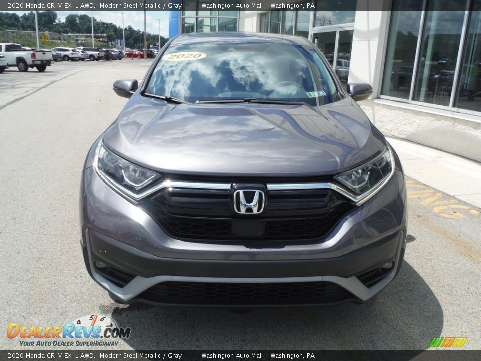 2020 Honda CR-V EX-L AWD Modern Steel Metallic / Gray Photo #5