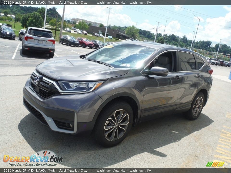 2020 Honda CR-V EX-L AWD Modern Steel Metallic / Gray Photo #6