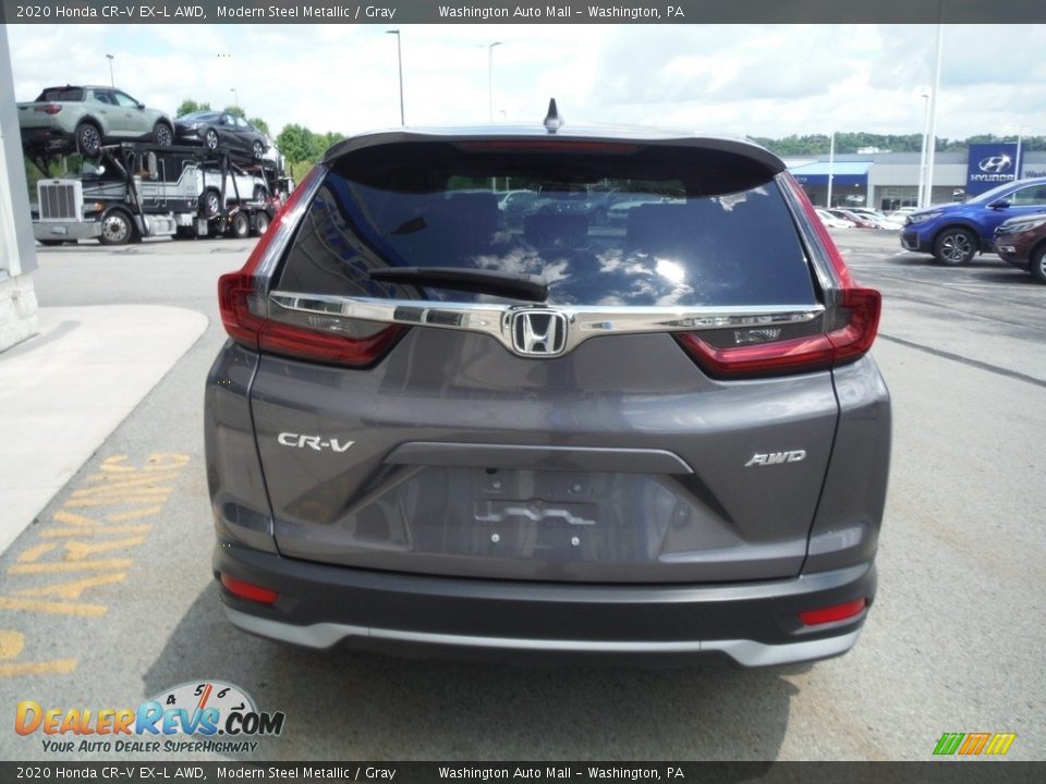 2020 Honda CR-V EX-L AWD Modern Steel Metallic / Gray Photo #8