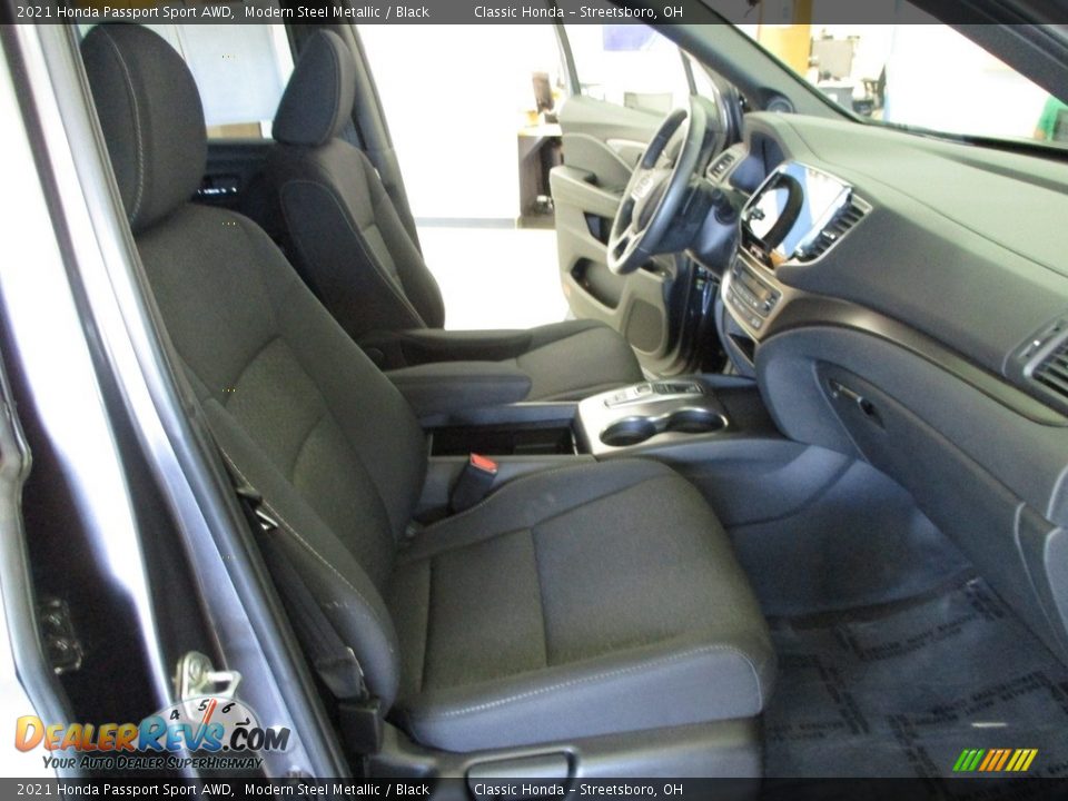 2021 Honda Passport Sport AWD Modern Steel Metallic / Black Photo #16