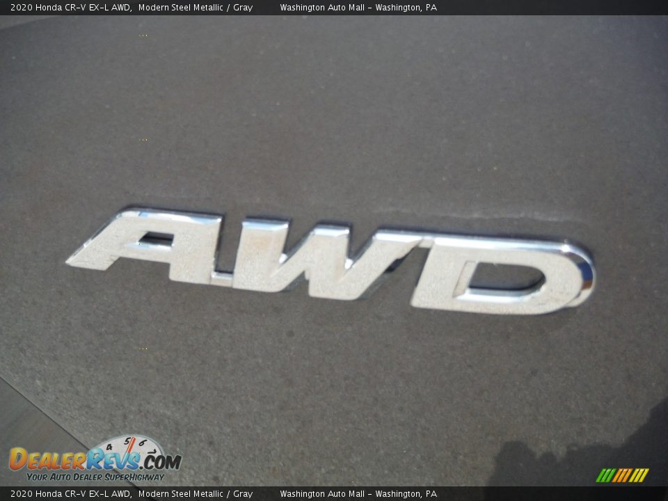 2020 Honda CR-V EX-L AWD Modern Steel Metallic / Gray Photo #10