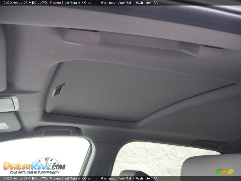 2020 Honda CR-V EX-L AWD Modern Steel Metallic / Gray Photo #11