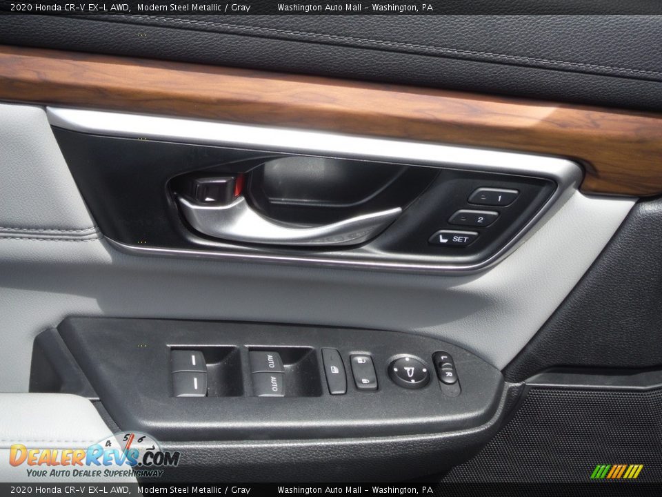 2020 Honda CR-V EX-L AWD Modern Steel Metallic / Gray Photo #12