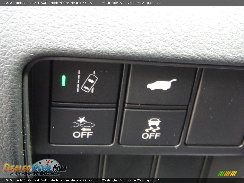 2020 Honda CR-V EX-L AWD Modern Steel Metallic / Gray Photo #14