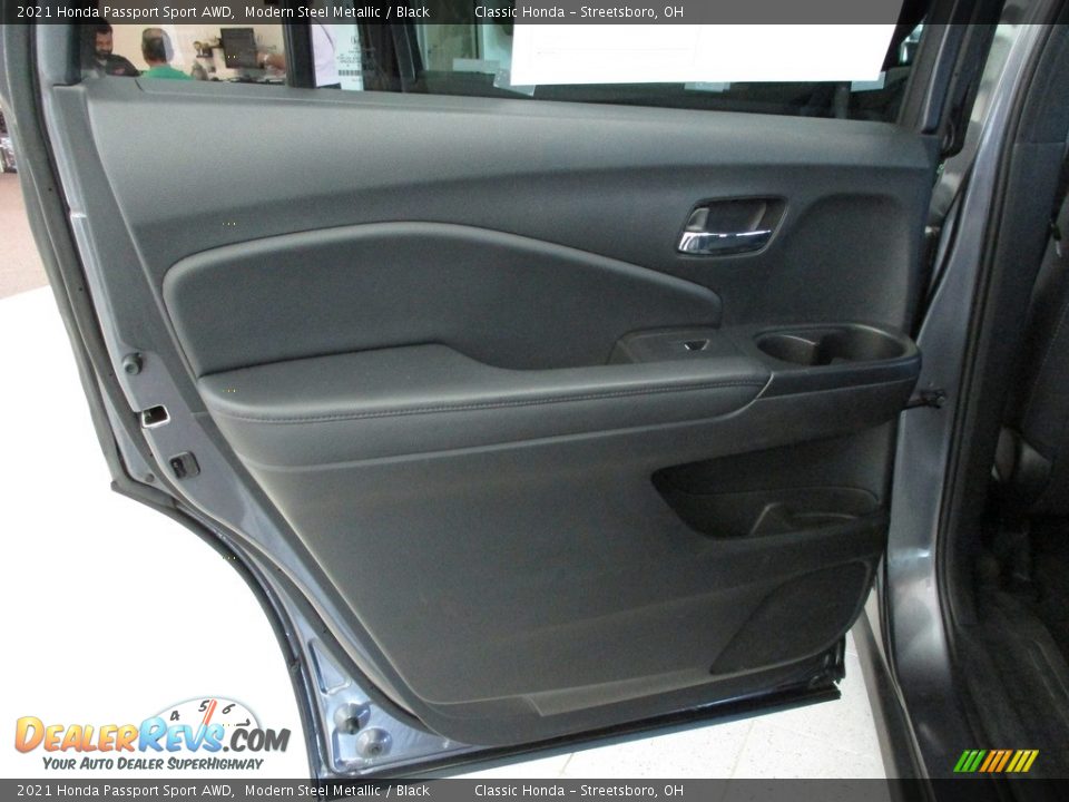 2021 Honda Passport Sport AWD Modern Steel Metallic / Black Photo #22
