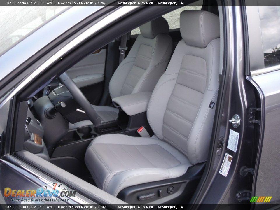 2020 Honda CR-V EX-L AWD Modern Steel Metallic / Gray Photo #15
