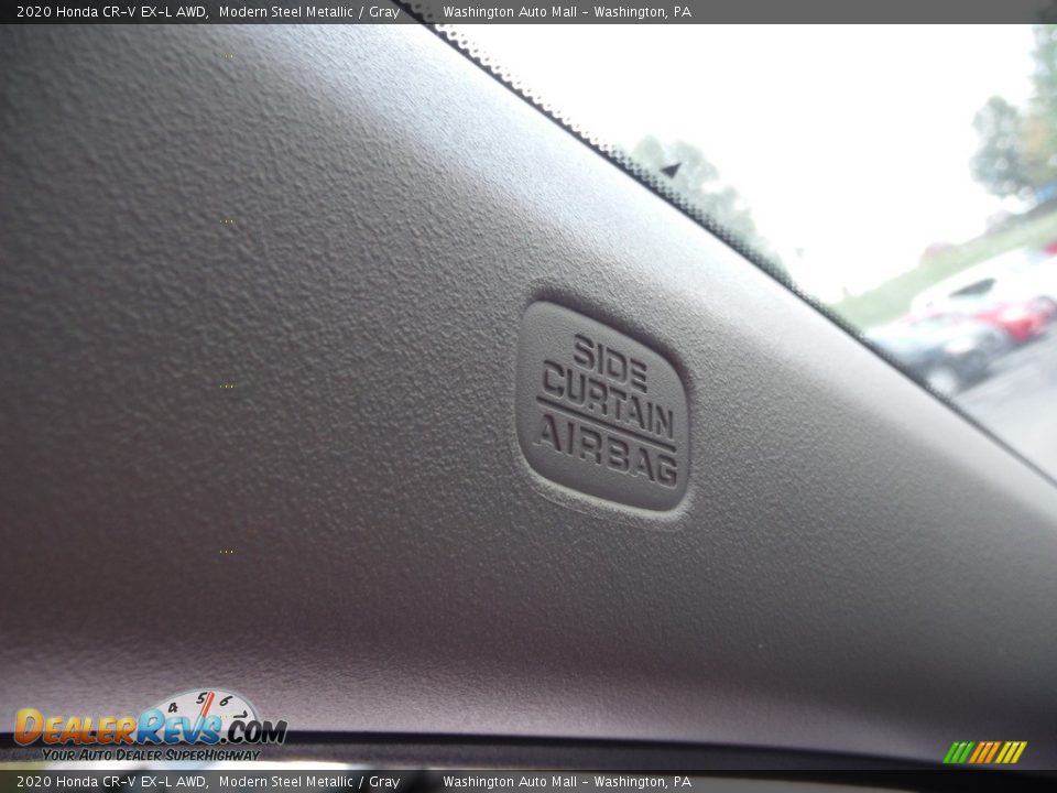 2020 Honda CR-V EX-L AWD Modern Steel Metallic / Gray Photo #17