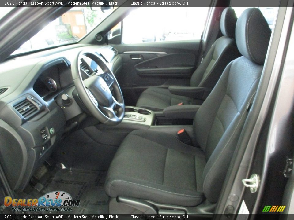 2021 Honda Passport Sport AWD Modern Steel Metallic / Black Photo #27