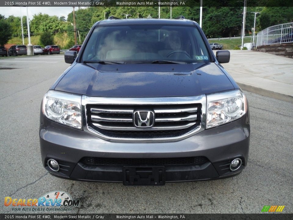 2015 Honda Pilot SE 4WD Modern Steel Metallic / Gray Photo #11