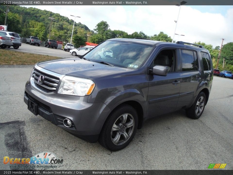 2015 Honda Pilot SE 4WD Modern Steel Metallic / Gray Photo #12