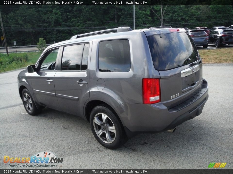 Modern Steel Metallic 2015 Honda Pilot SE 4WD Photo #14