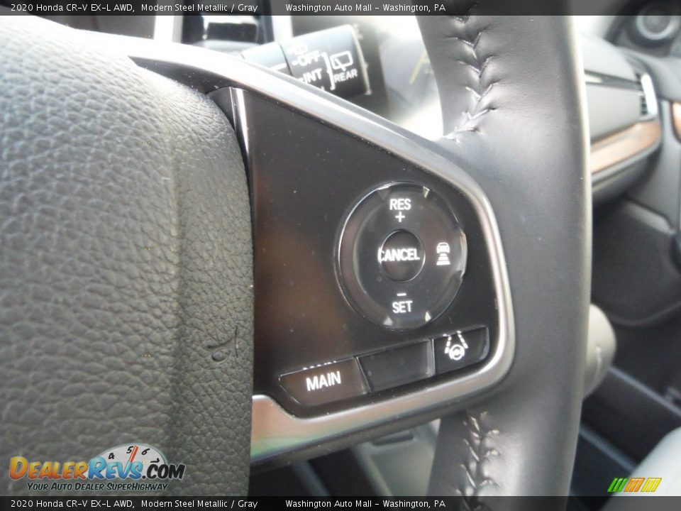 2020 Honda CR-V EX-L AWD Modern Steel Metallic / Gray Photo #26
