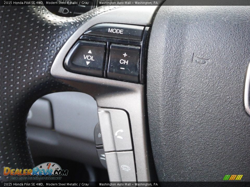 2015 Honda Pilot SE 4WD Steering Wheel Photo #22