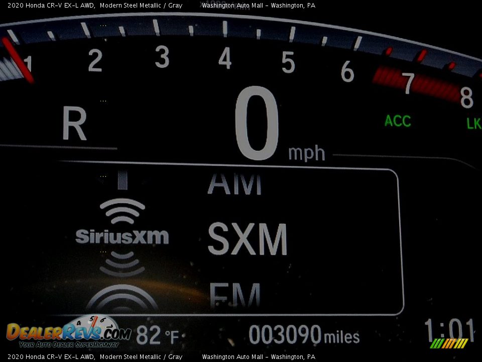 2020 Honda CR-V EX-L AWD Modern Steel Metallic / Gray Photo #33