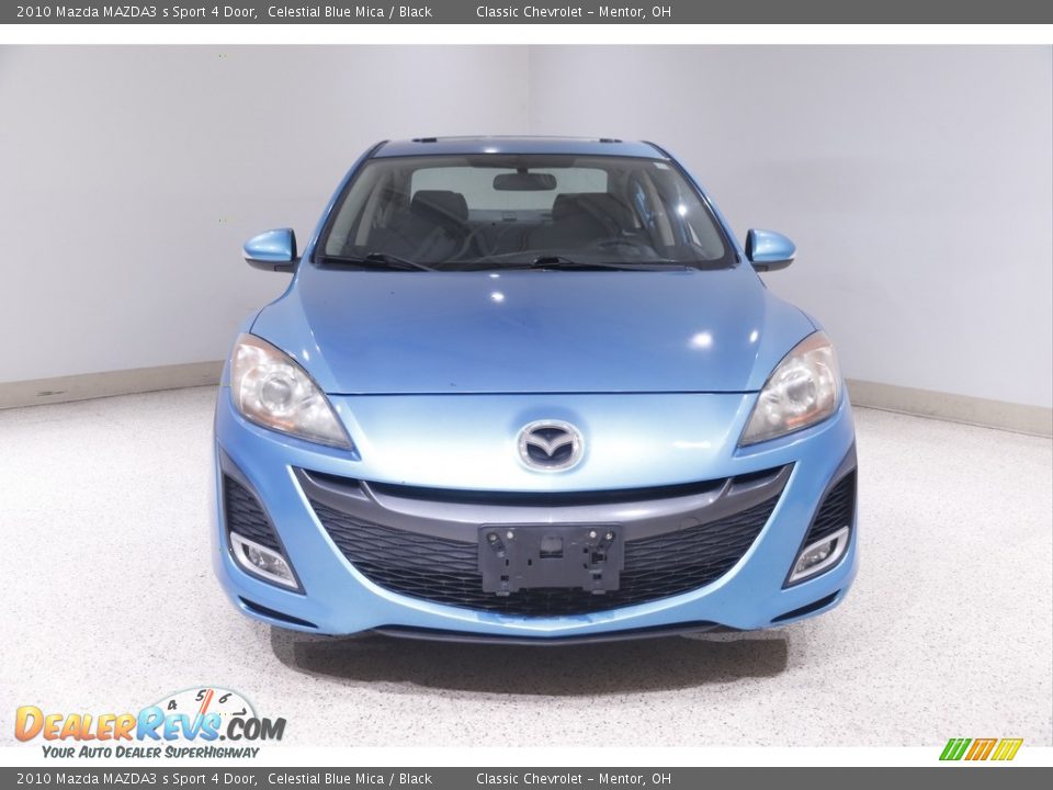 2010 Mazda MAZDA3 s Sport 4 Door Celestial Blue Mica / Black Photo #2