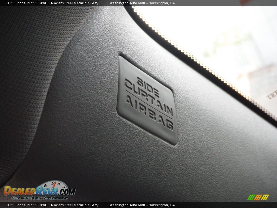 2015 Honda Pilot SE 4WD Modern Steel Metallic / Gray Photo #24
