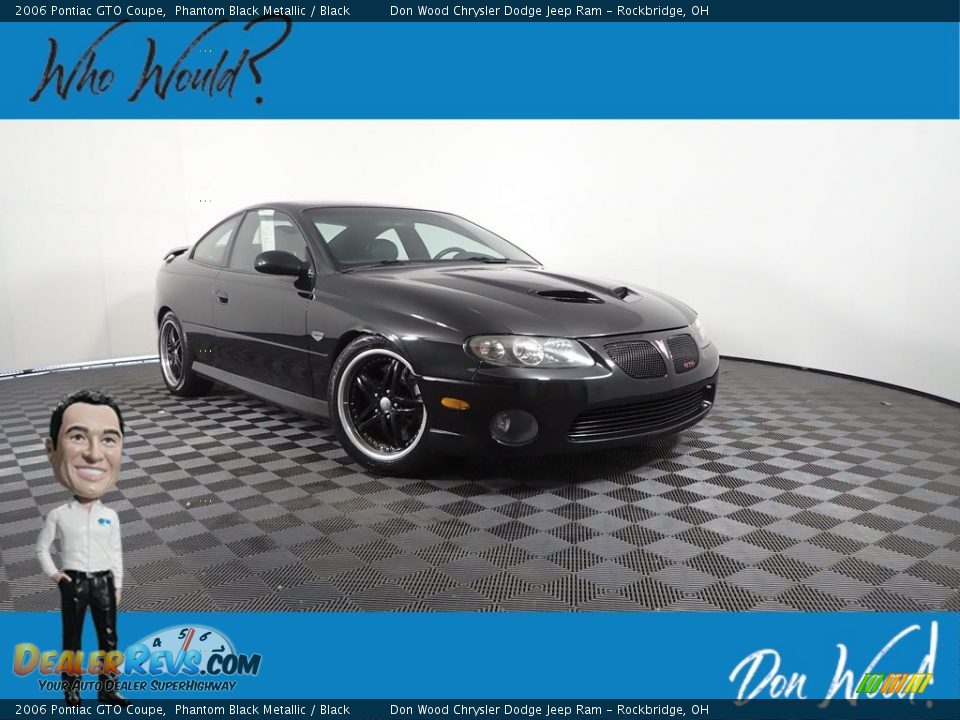 2006 Pontiac GTO Coupe Phantom Black Metallic / Black Photo #1