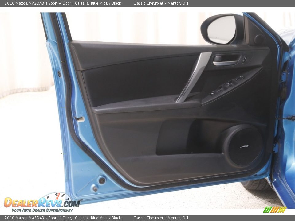 2010 Mazda MAZDA3 s Sport 4 Door Celestial Blue Mica / Black Photo #4