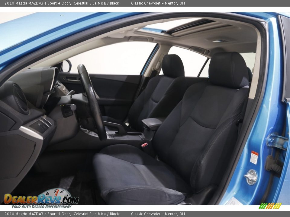 2010 Mazda MAZDA3 s Sport 4 Door Celestial Blue Mica / Black Photo #5