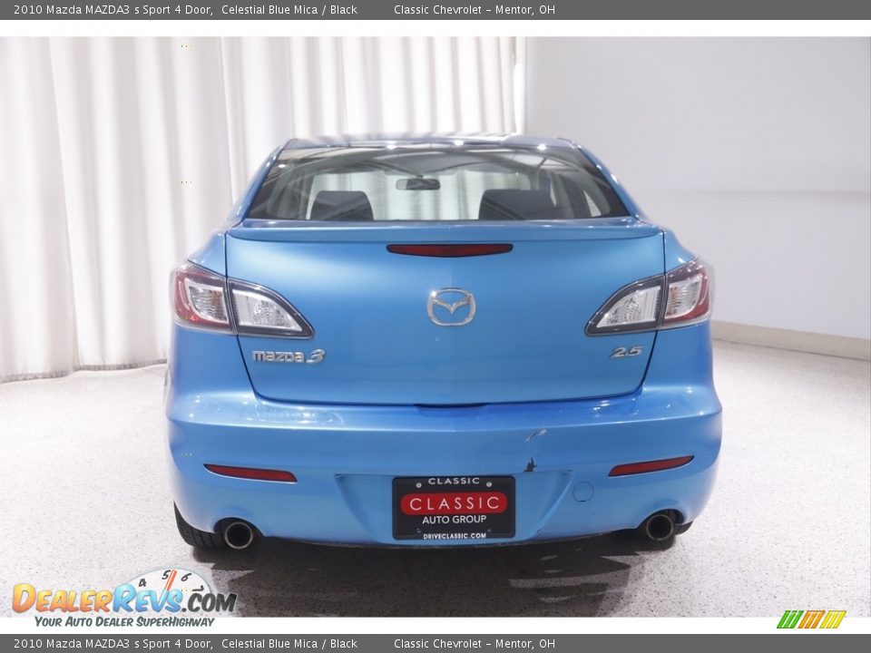 2010 Mazda MAZDA3 s Sport 4 Door Celestial Blue Mica / Black Photo #17