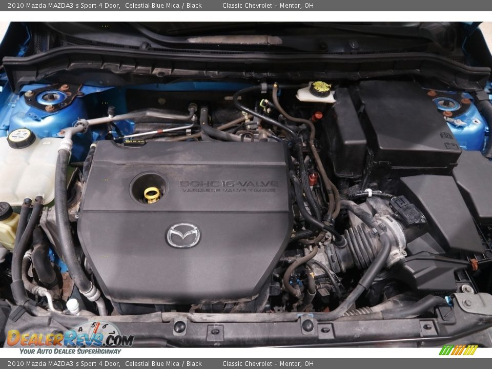 2010 Mazda MAZDA3 s Sport 4 Door Celestial Blue Mica / Black Photo #18