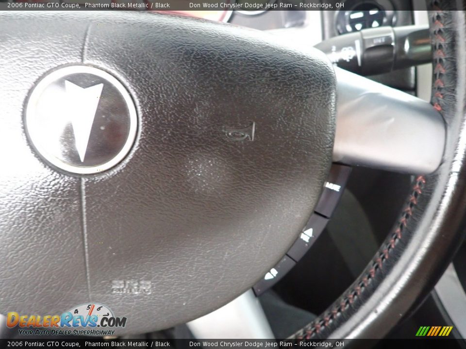 2006 Pontiac GTO Coupe Phantom Black Metallic / Black Photo #15