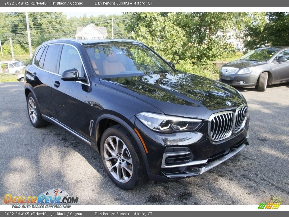 2022 BMW X5 xDrive40i Jet Black / Cognac Photo #3