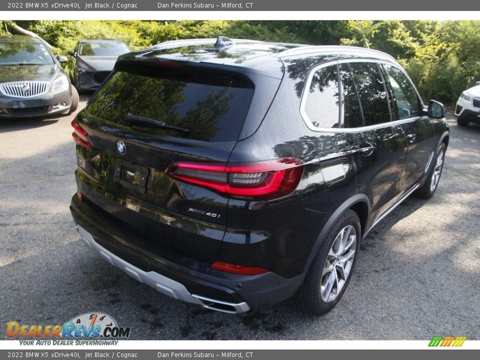 2022 BMW X5 xDrive40i Jet Black / Cognac Photo #5