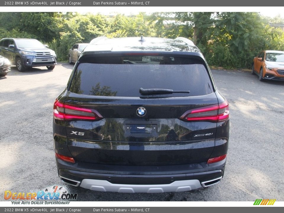 2022 BMW X5 xDrive40i Jet Black / Cognac Photo #6