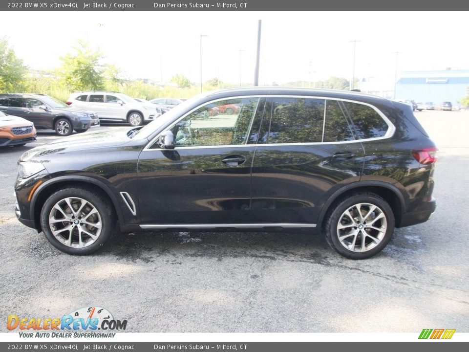 2022 BMW X5 xDrive40i Jet Black / Cognac Photo #8