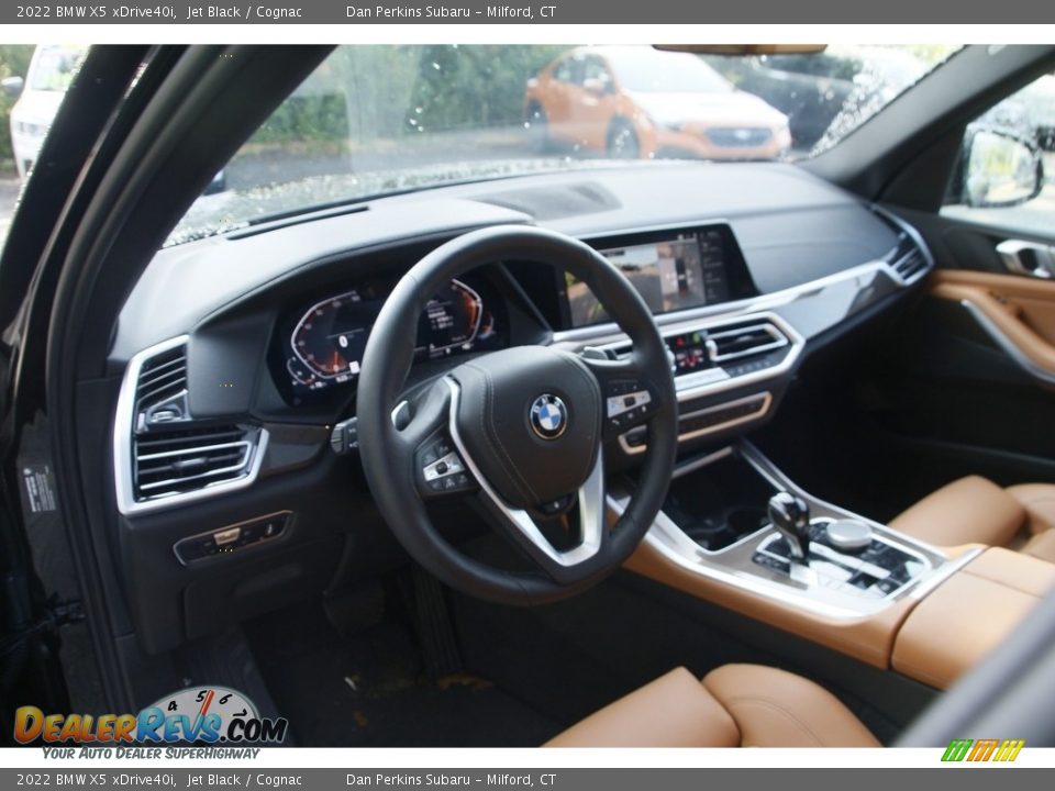 2022 BMW X5 xDrive40i Jet Black / Cognac Photo #10