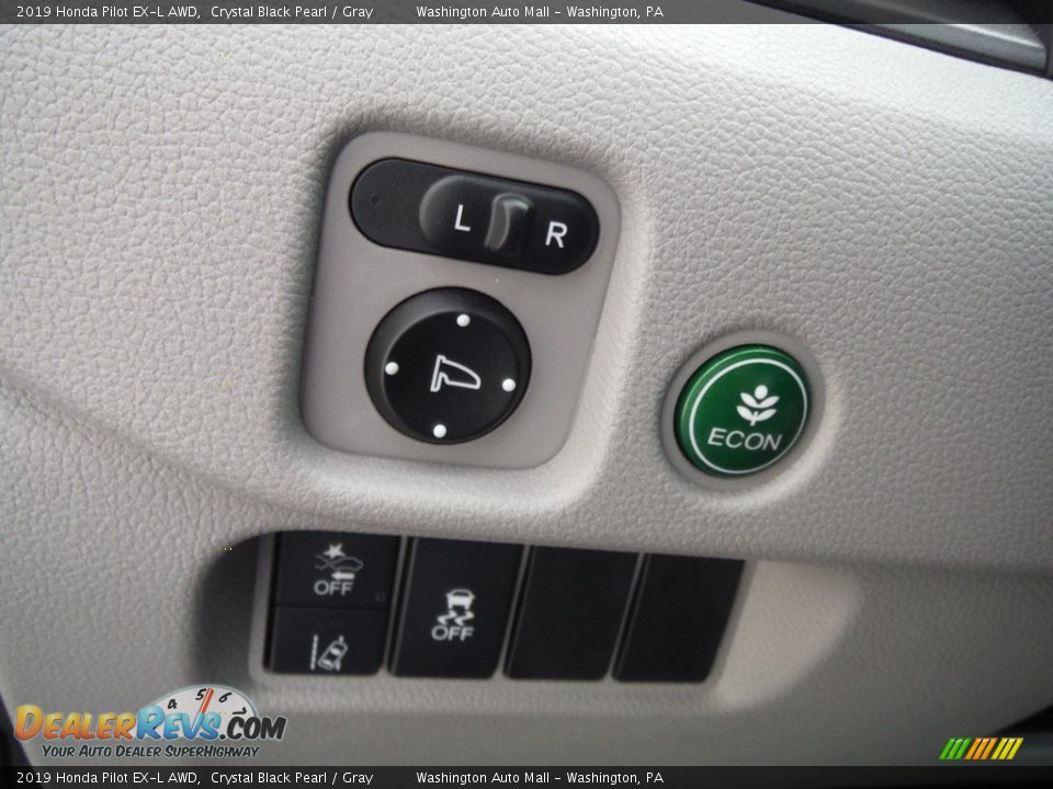 2019 Honda Pilot EX-L AWD Crystal Black Pearl / Gray Photo #19