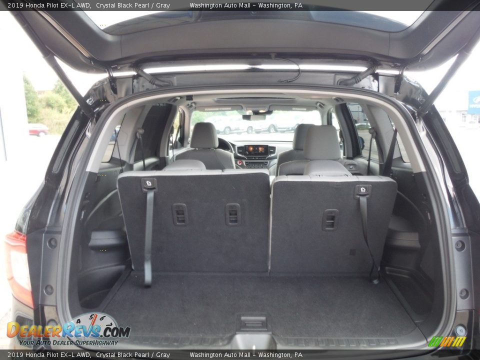 2019 Honda Pilot EX-L AWD Crystal Black Pearl / Gray Photo #33