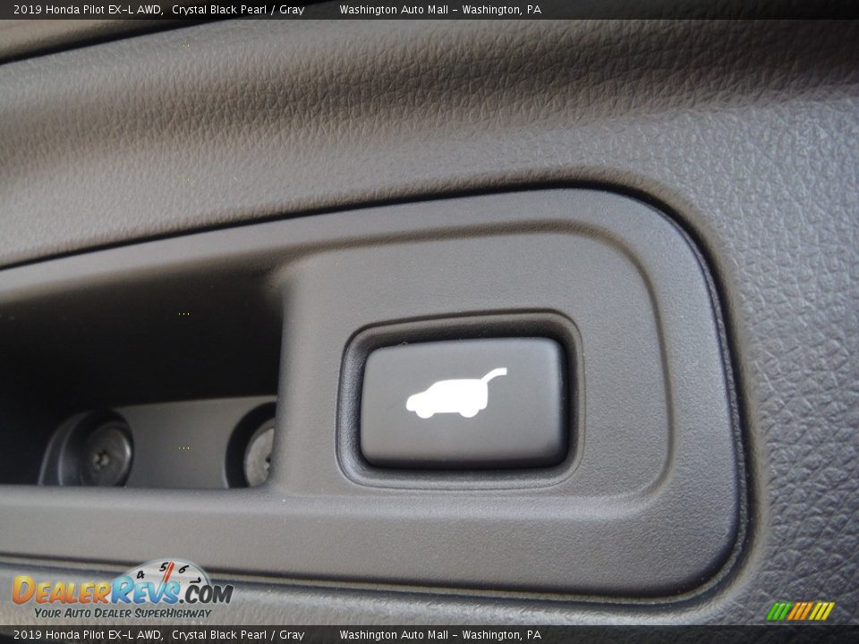 2019 Honda Pilot EX-L AWD Crystal Black Pearl / Gray Photo #34