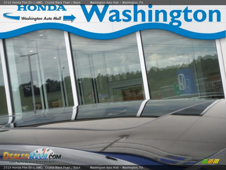 2019 Honda Pilot EX-L AWD Crystal Black Pearl / Black Photo #3