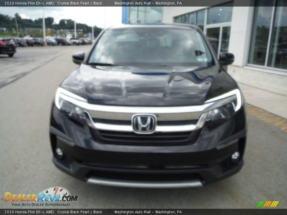 2019 Honda Pilot EX-L AWD Crystal Black Pearl / Black Photo #5