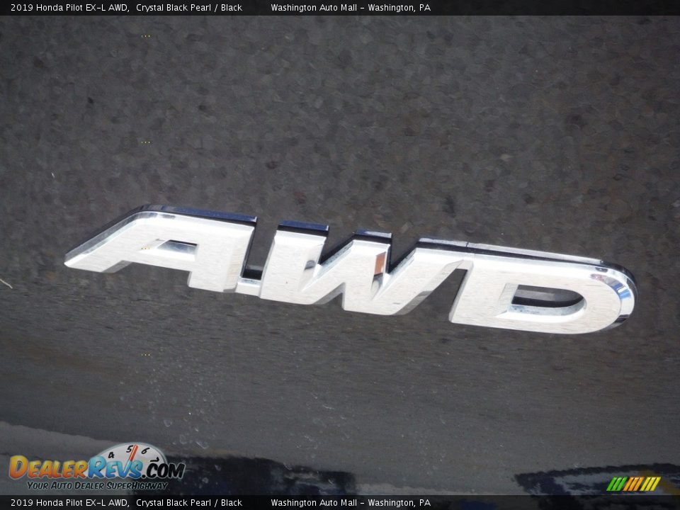2019 Honda Pilot EX-L AWD Crystal Black Pearl / Black Photo #11