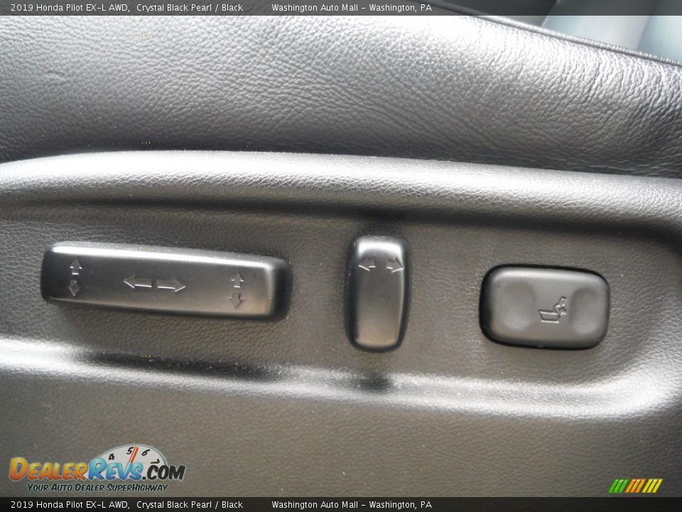 2019 Honda Pilot EX-L AWD Crystal Black Pearl / Black Photo #15
