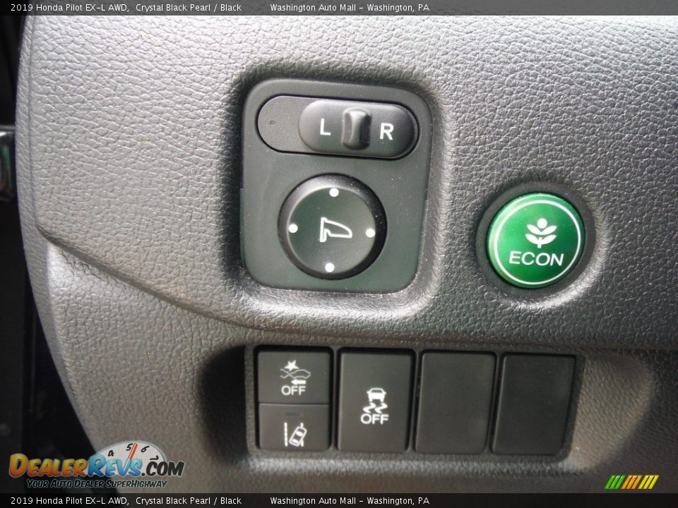 2019 Honda Pilot EX-L AWD Crystal Black Pearl / Black Photo #18