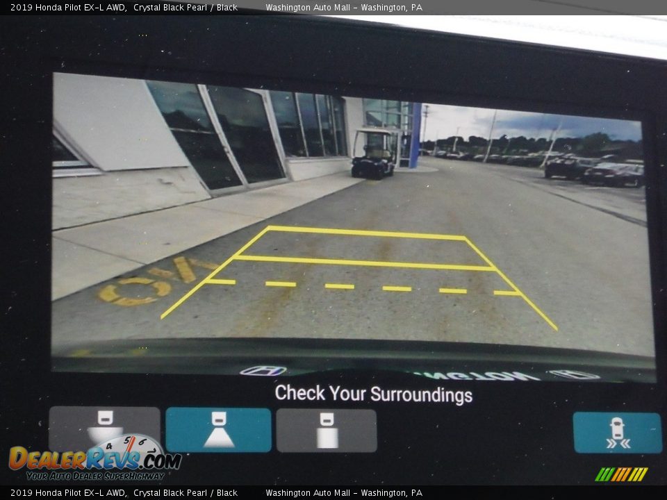 2019 Honda Pilot EX-L AWD Crystal Black Pearl / Black Photo #25