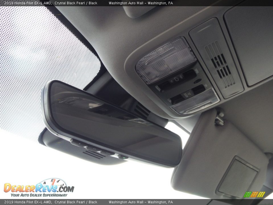 2019 Honda Pilot EX-L AWD Crystal Black Pearl / Black Photo #26