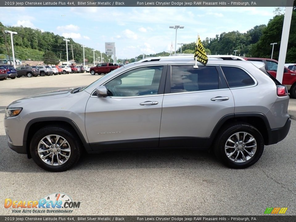2019 Jeep Cherokee Latitude Plus 4x4 Billet Silver Metallic / Black Photo #2